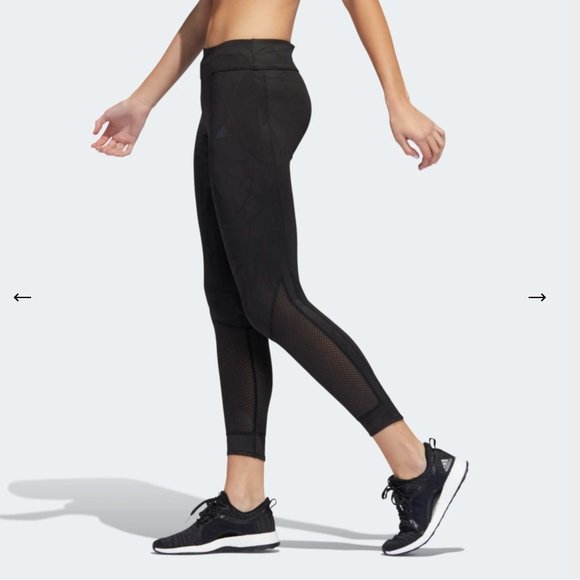 Adidas - Own The Run Paper Floral Tights - Picture 3 of 10